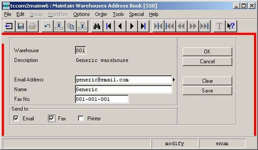 b2Mail-Merge 6.4 Warehouses screenshot 1-1