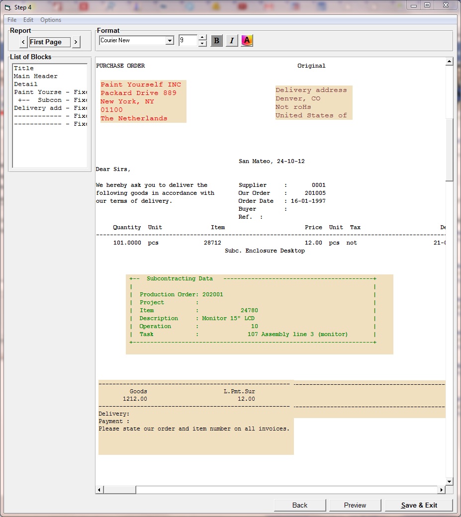b2Mail-Merge 8.0 screenshot 7-1